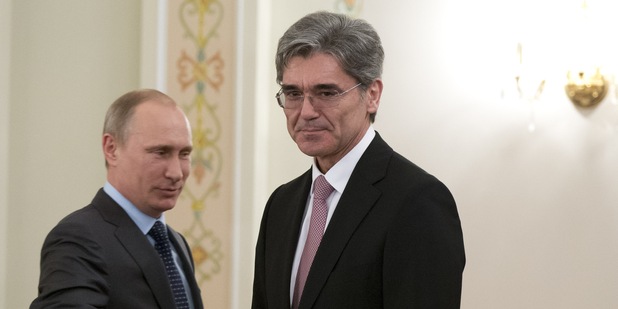 Šéf Siemensu Joe Kaeser na návšteve u prezidenta Putina