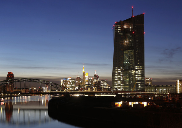 Centrála ECB vo Frankfurte nad Mohanom