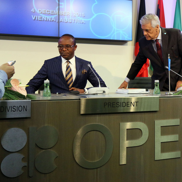 Nigerijský ropný minister a prezident OPECu Emmanuel Ibe Kachikwu
