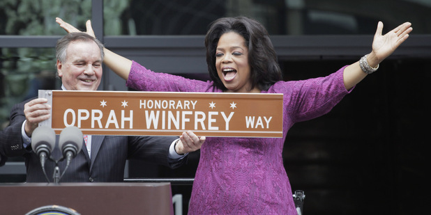 Oprah Gail Winfreyová, americká moderátorka, herečka a vydavateľka časopisu