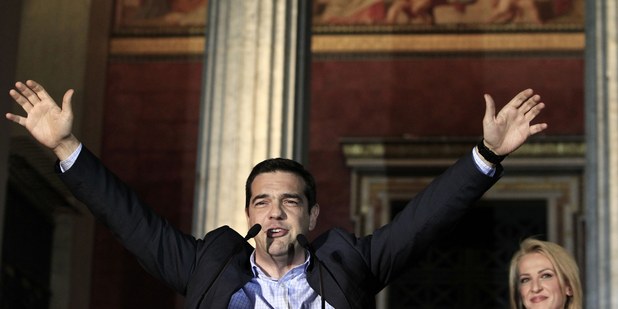  Líder opozície Alexis Tsipras