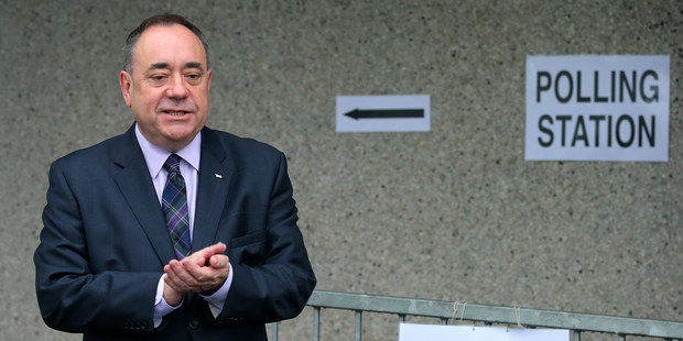Škótsky premiér Alex Salmond je tvárou kampane za suverenitu 