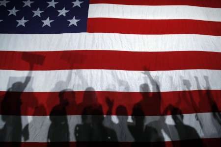Vlajka USA. Snímka: Reuters
