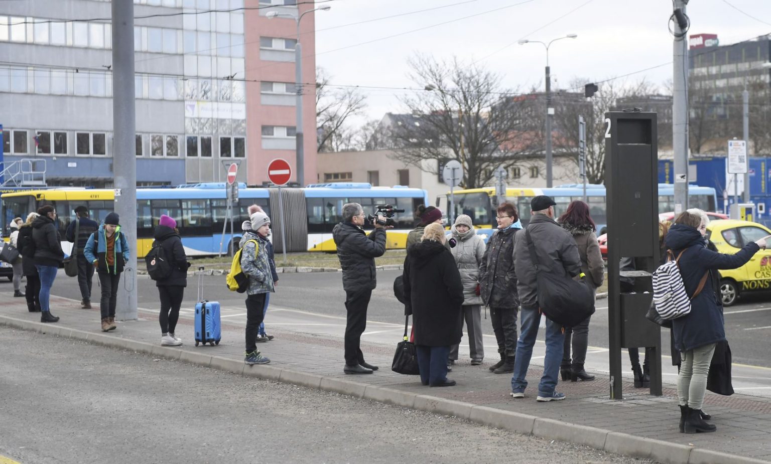 Štrajk zamestnancov Dopravného podniku mesta Košice. Foto: TASR