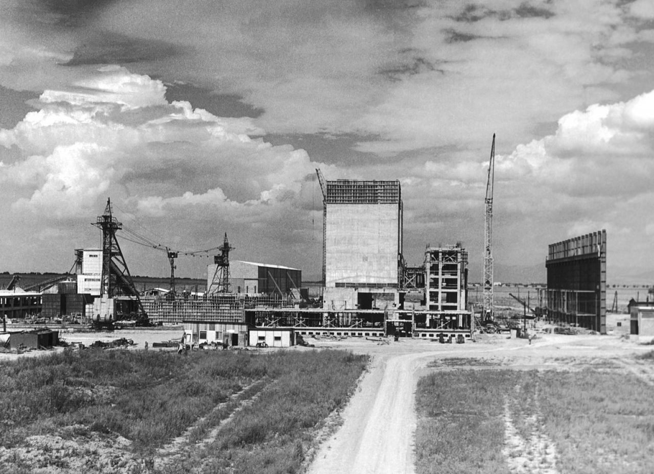 Výstavba atómovej elektrárne A1 v Jaslovských Bohuniciach. Foto: javys.sk