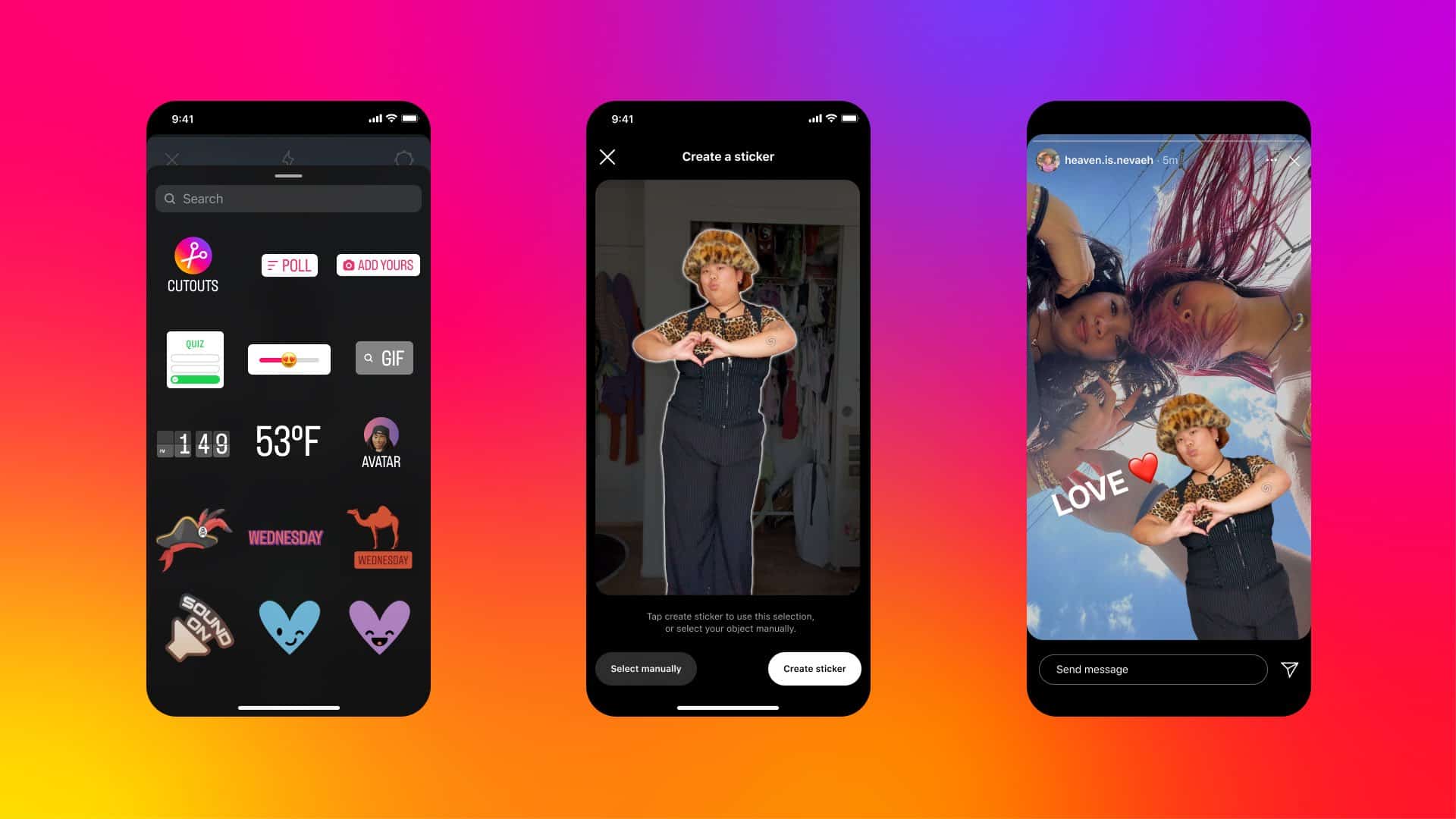 instagram cutouts