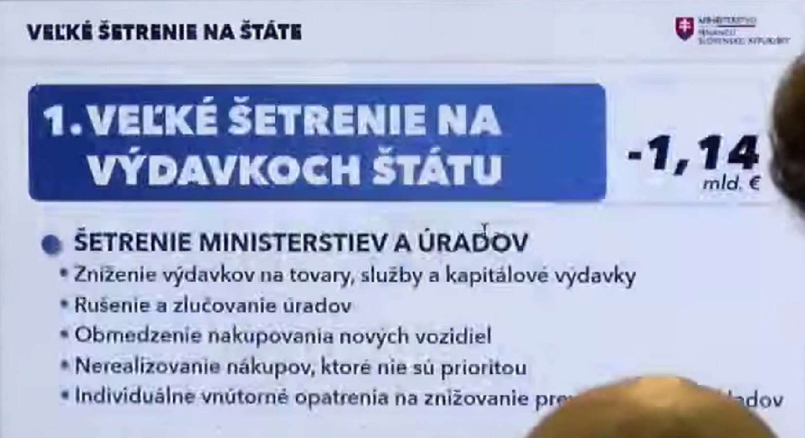 Štát začne veľké šetrenie: Kde budú ministri v roku 2026 znižovať výdavky?
