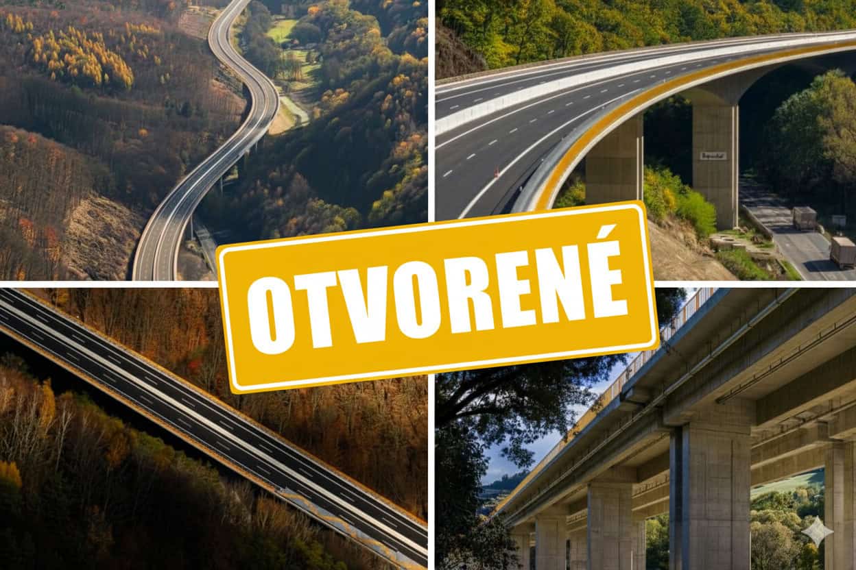 Jazda korunami stromov je už realitou! Dlho očakávaný úsek rýchlostnej cesty je prejazdný! (foto)