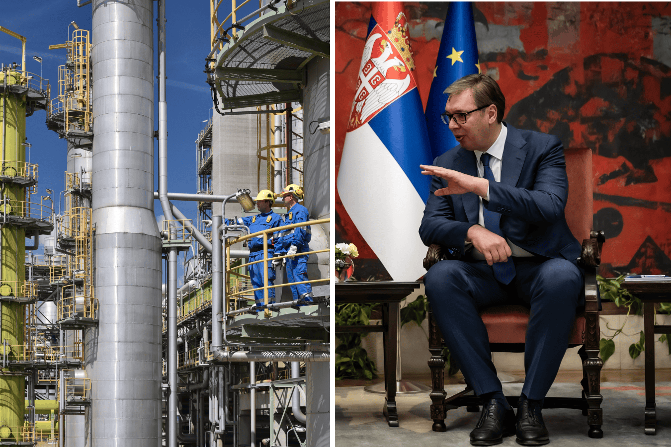 Srbsko na pokraji energetickej krízy: Sankcie proti Rusku môžu položiť jedinú rafinériu v krajine!