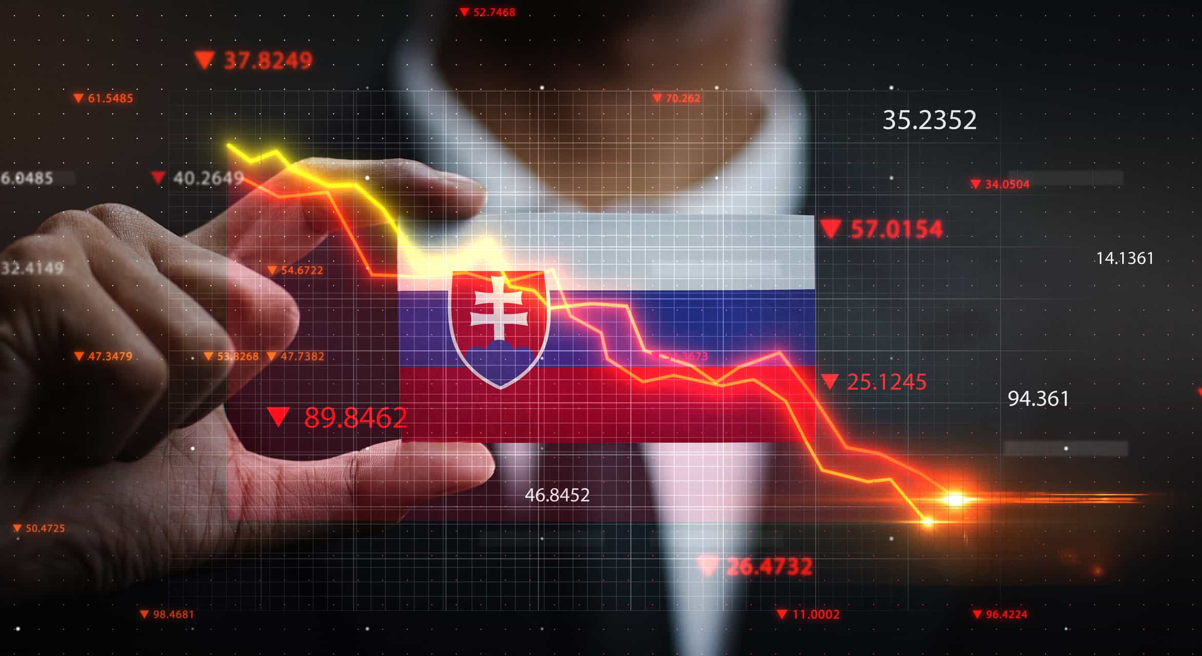Tri štvrtiny európskych investorov čakajú zhoršenie ekonomiky na Slovensku
