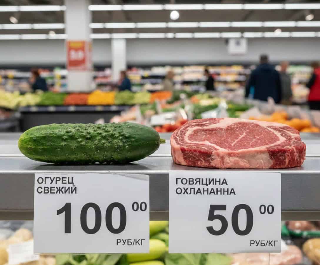 Rusi zažívajú cenový šok: Uhorky drahšie než mäso, extrémne mrazy šponujú ceny nahor!