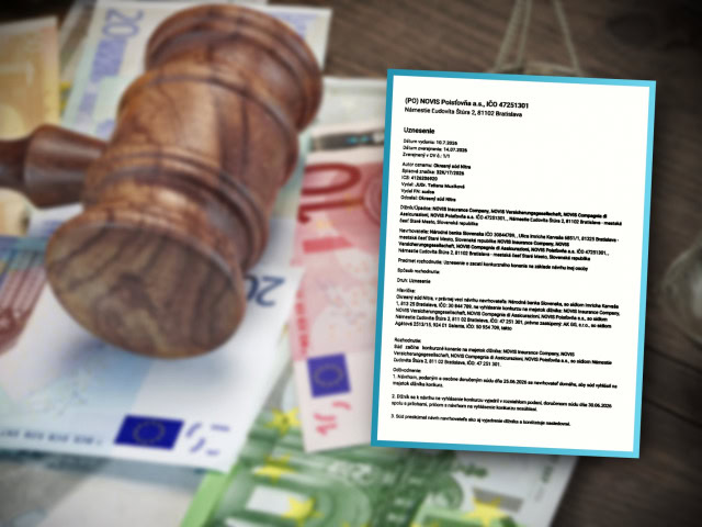 Rázny krok slovenských súdov: Známa poisťovňa čelí hrozbe bankrotu, v hre sú peniaze tisícov klientov!