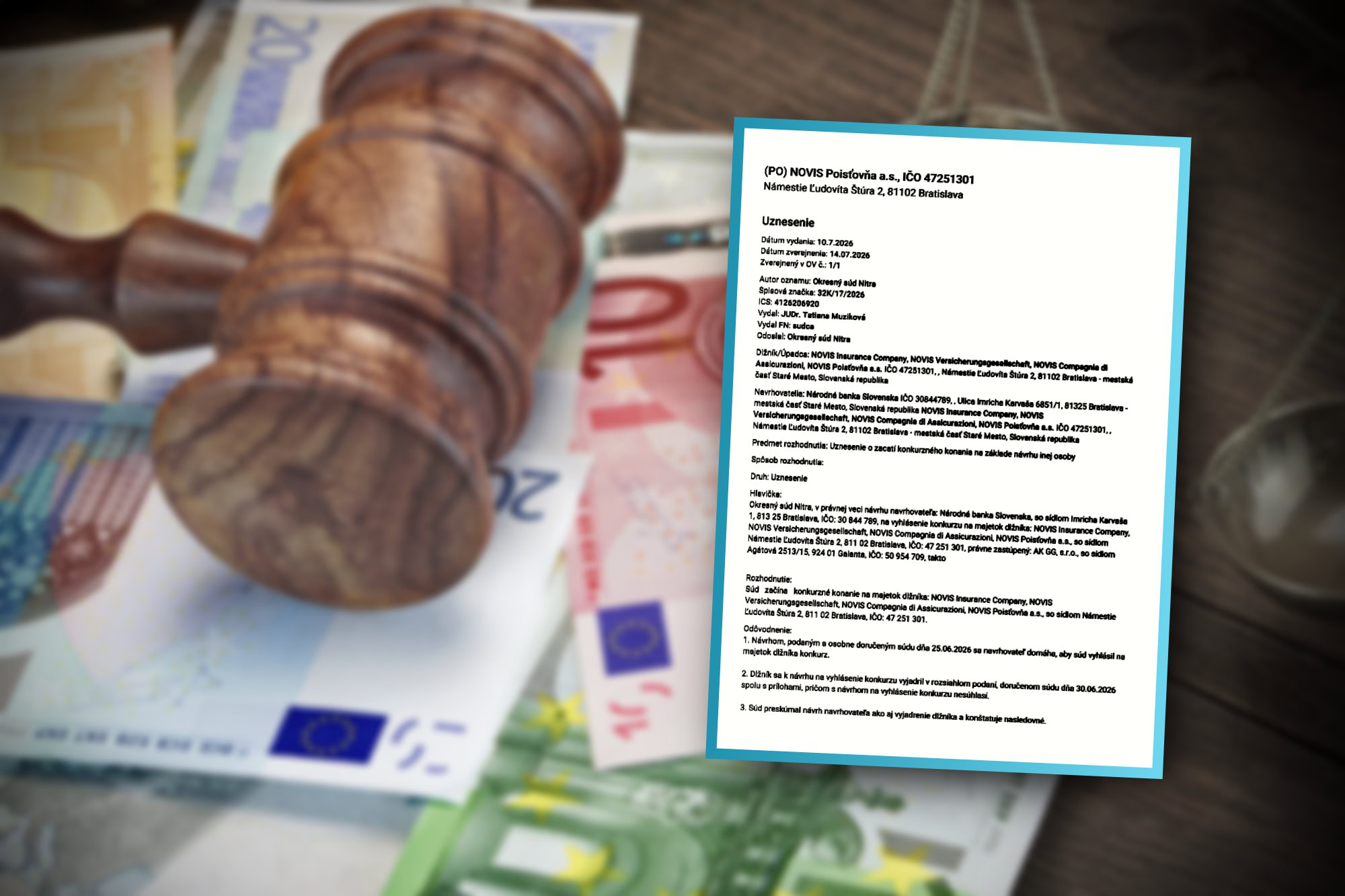 Rázny krok slovenských súdov: Známa poisťovňa čelí hrozbe bankrotu, v hre sú peniaze tisícov klientov!