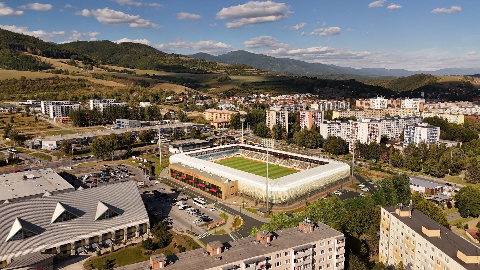 Vykurovaný trávnik, VIP boxy aj preložka potoka: V Brezne má vyrásť nová moderná futbalová aréna za 15 miliónov eur! (foto)